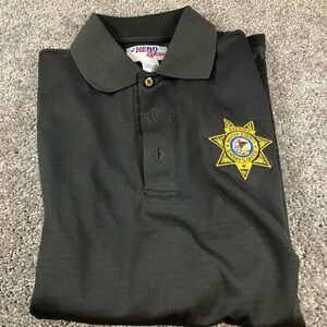 McLean County, IL Sheriff’s Hero 24/7 Black Polo Shirt Sz L
